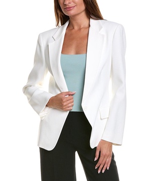 Michael Kors Collection Crepe Sable Cutaway Jacket