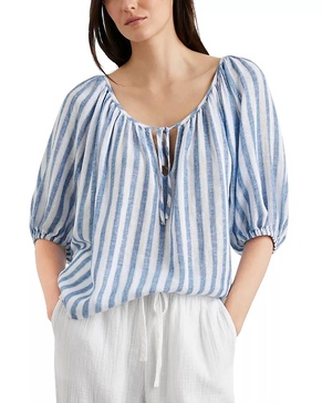 kirstie top blouse in casablanca stripe