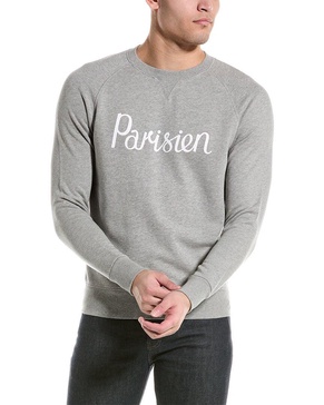 Maison Kitsune Fox Patch Crewneck Sweatshirt