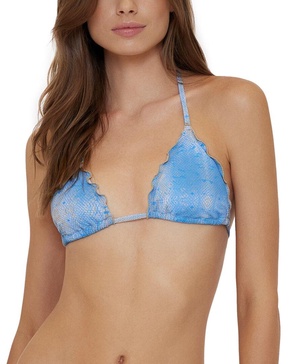 PQ Swim Lettuce Edge Triangle Top