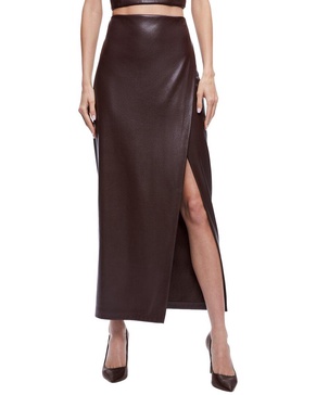 alice + olivia Siobhan Slip Wrap Maxi Skirt