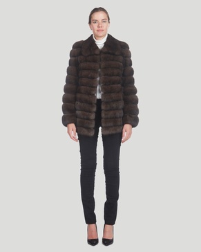 horizontal russian sable jacket