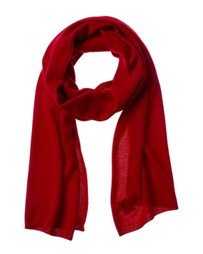 sofiacashmere Knit Jersey Solid Cashmere Scarf