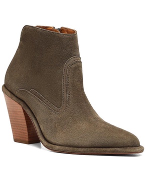 ginger suede bootie