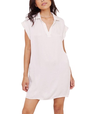 Bella Dahl Cap Sleeve V Neck Dress