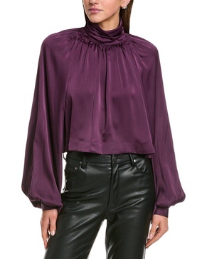 BCBGMAXAZRIA Cropped Blouse