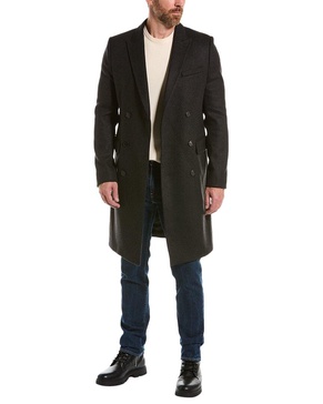 The Kooples Wool-Blend Trench Coat