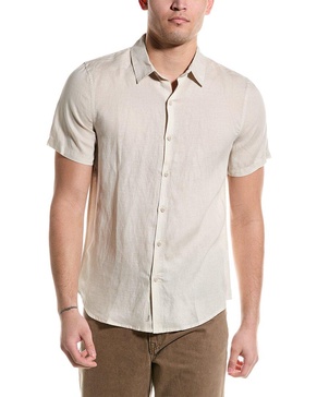 jack air linen-blend shirt