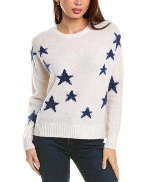 dropped-shoulder cashmere sweater