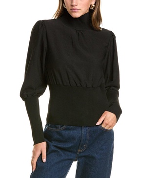 krista knit high neck sweater