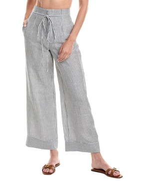 Onia Air Linen-Blend Paperbag Trouser