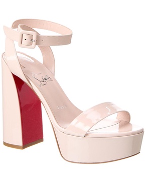 Christian Louboutin Movida Sabina 130 Patent Platform Sandal