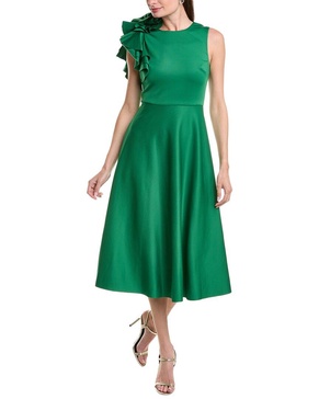 Badgley Mischka Scuba Midi Dress