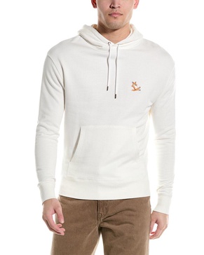 fox patch classic hoodie