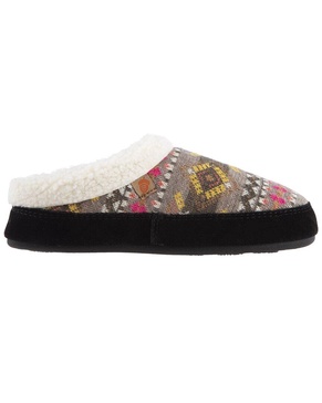 fairisle hoodback slipper