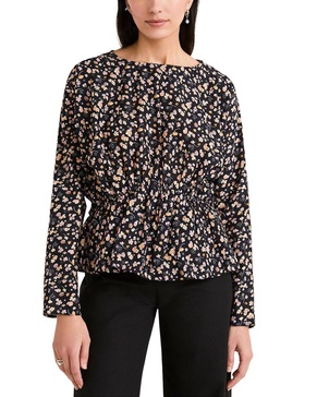 reeves print blouse