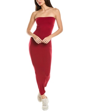 fatal stellar strapless maxi dress