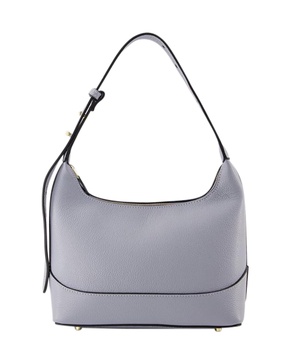 loop hobo bag -  - blue/black - leather