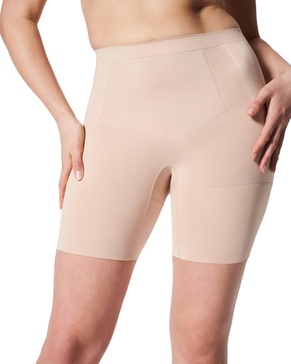 oncore mid-thigh short in soft nude