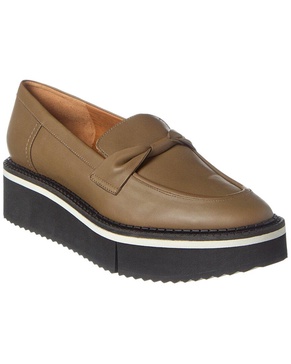 booster leather platform loafer