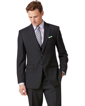 Charles Tyrwhitt Classic Fit Twill Business Suit Jacket 