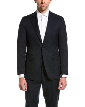 the mercantile tailored fit suit with flat front pant