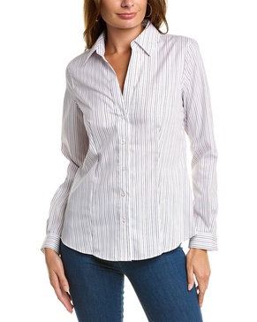 Jones New York Stripe Easy Care Shirt