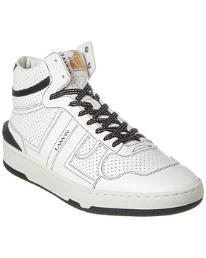 LANVIN Clay Leather High-Top Sneaker