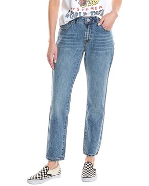 One Teaspoon Stixx Blue Love Low Rise Slim Straight Jean