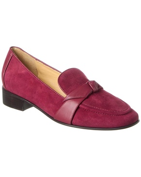 clarita 30 leather & suede loafer