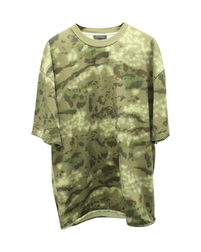 season 3 camo t-shirt in green cotton