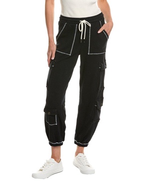 contrast "x" topstitch bily jogger pant