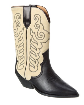 Isabel Marant Duerto Leather & Suede Cowboy Boot