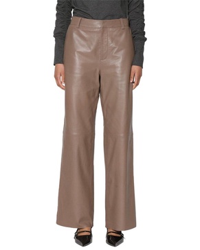 cyrus easy fit leather pant