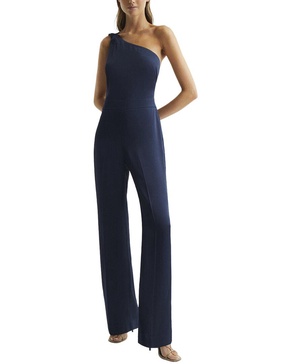 lucinda bridesmaid one shoulder jumpsuit