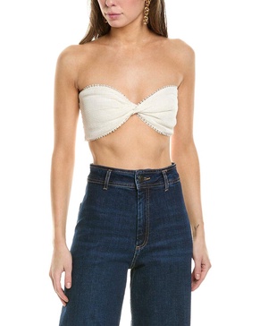 Rococo Sand Net Bandeau Top