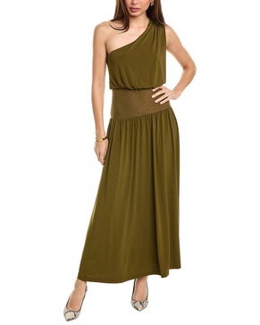 one-shoulder maxi dress