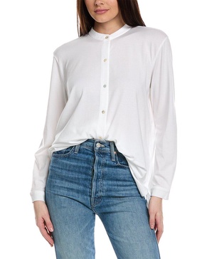 EILEEN FISHER Mandarin Collar Shirt