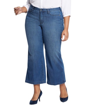 NYDJ Plus Teresa Wide Leg Ankle Jean