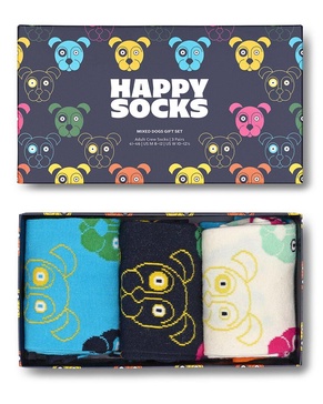 Happy Socks 3pk Mixed Dog Socks Gift Set