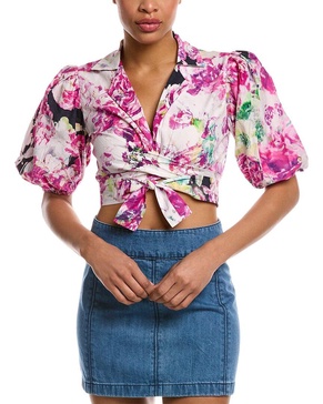 cropped wrap top