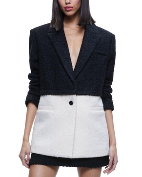 shan oversized two-fer blazer