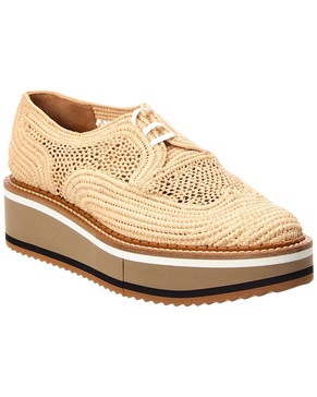 birdie raffia platform oxford