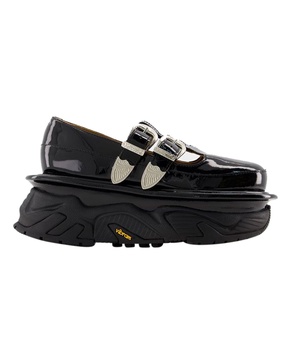 aj1316 loafers -  pulla - leather - black