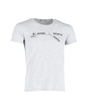 dior 'avoid boring people' t-shirt in grey cotton