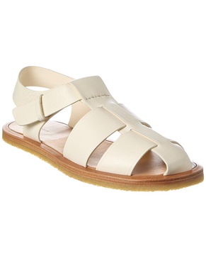 fisherman crepe leather sandal