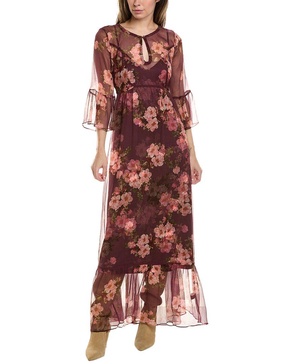 Johnny Was Petite Winonna Silk Maxi Dress