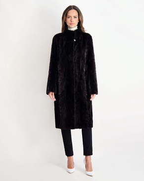 mink sections short coat