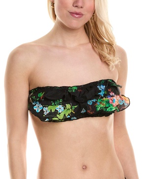 Cynthia Rowley Flirt Ruffle Bikini Top