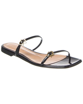 ribbon cruise patent sandal